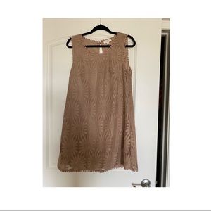 Flowered shift dress